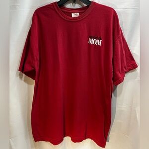 Comfort Colors Garnet “Gamecock MOM'” Short Sleeve Graphic Tee Size XL
